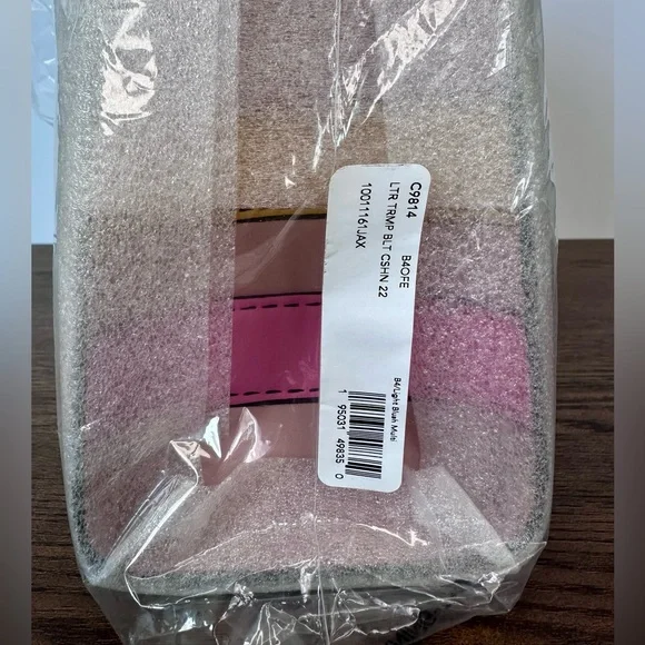 New Coach Cashin Carry Bag 22 with Trompe L'oeil Print in Light Blush Multi - Picture 10 of 11